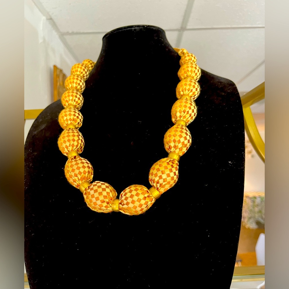 Silk & Bead Necklace